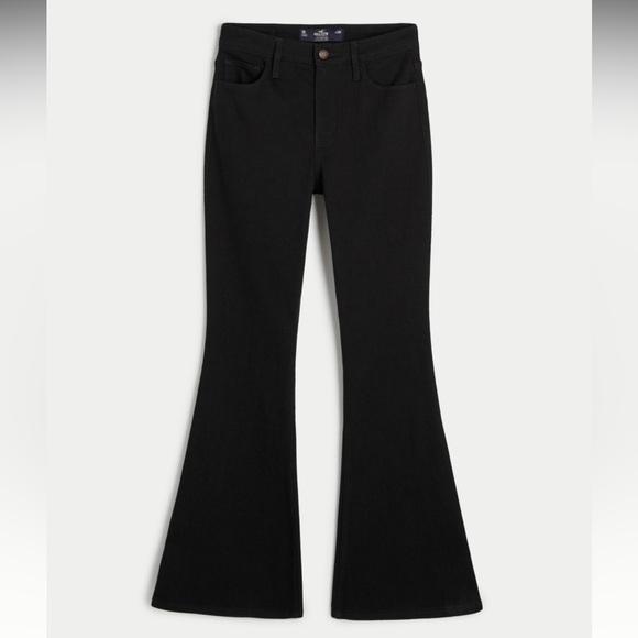 Black Hollister Flare Jeans - Picture 5 of 9